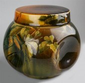 ROOKWOOD ART POTTERY JAR AND C