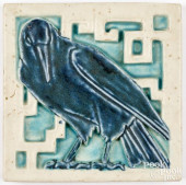 ROOKWOOD ART POTTERY ROOK AND