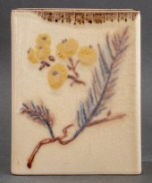 ROOKWOOD ART POTTERY VASE, SIG