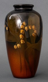 ROOKWOOD ART POTTERY VASE, SIG