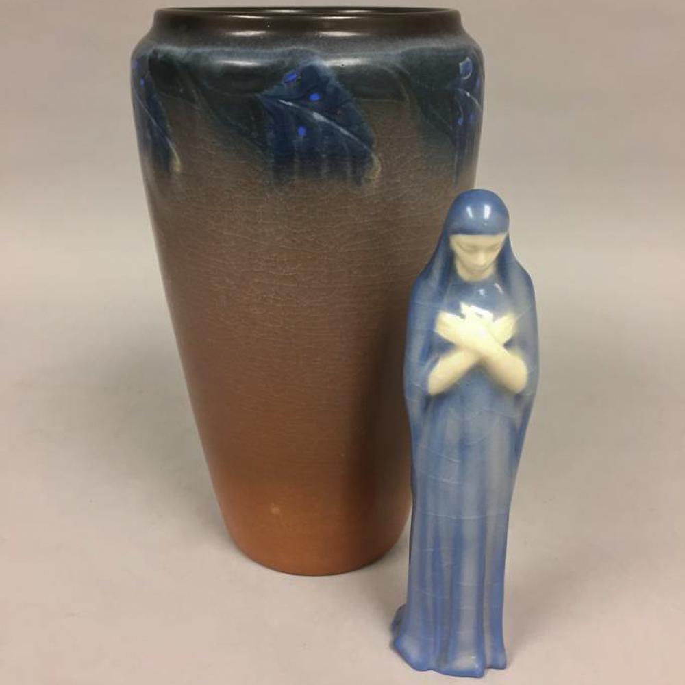 ROOKWOOD ART POTTERY VELLUM VASE
