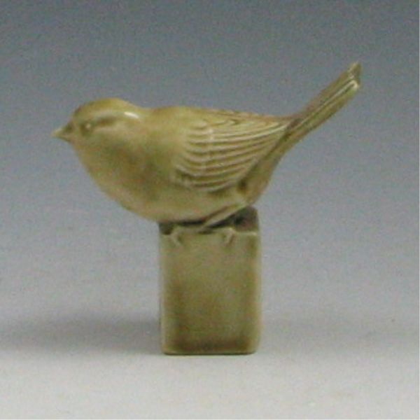 Rookwood Bird Figurine marked