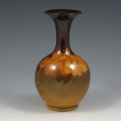 Rookwood bottle-shaped vase wi