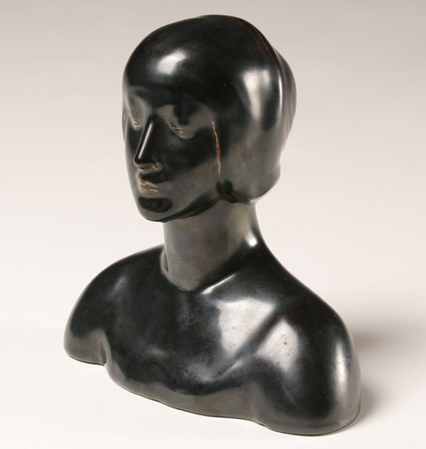 Rookwood bust of a woman with