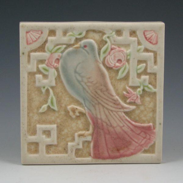 Rookwood dove trivet from 1922. 