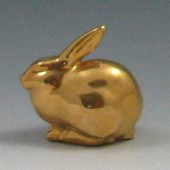 Rookwood Golden Rabbit marked
