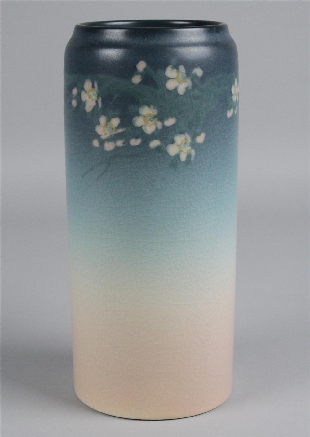 ROOKWOOD ''IRIS'' GLAZE VASE