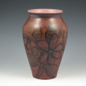 Rookwood matte glaze vase with