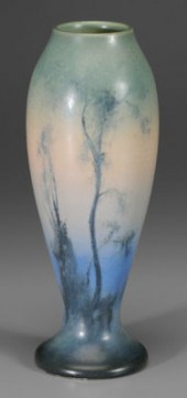 Rookwood ovoid scenic vase, tr
