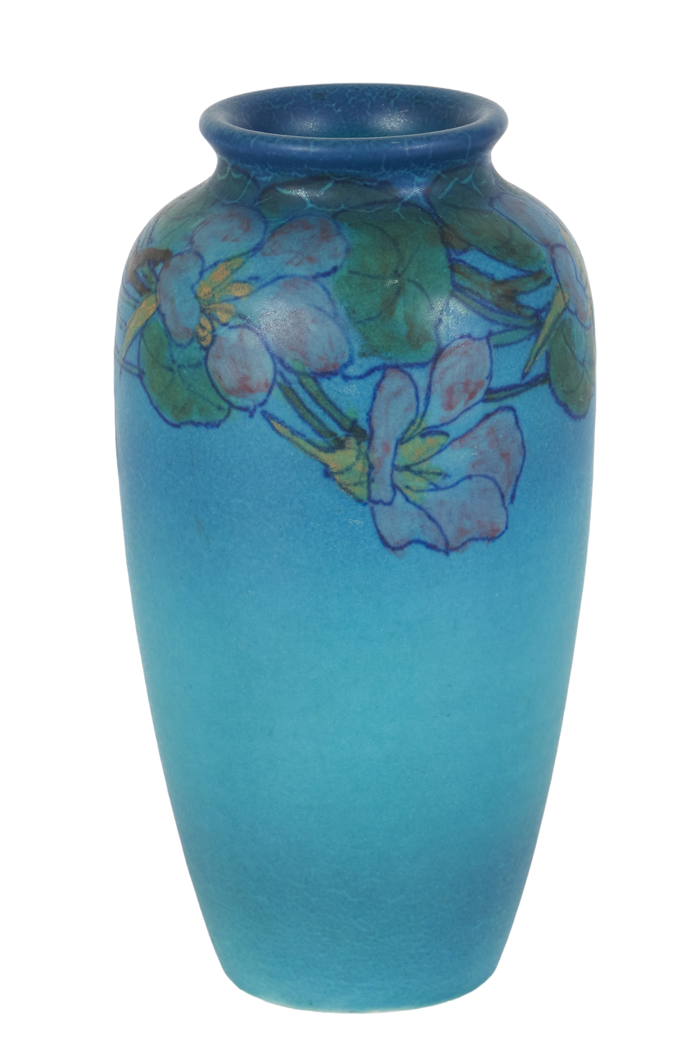 Rookwood pottery floral vase