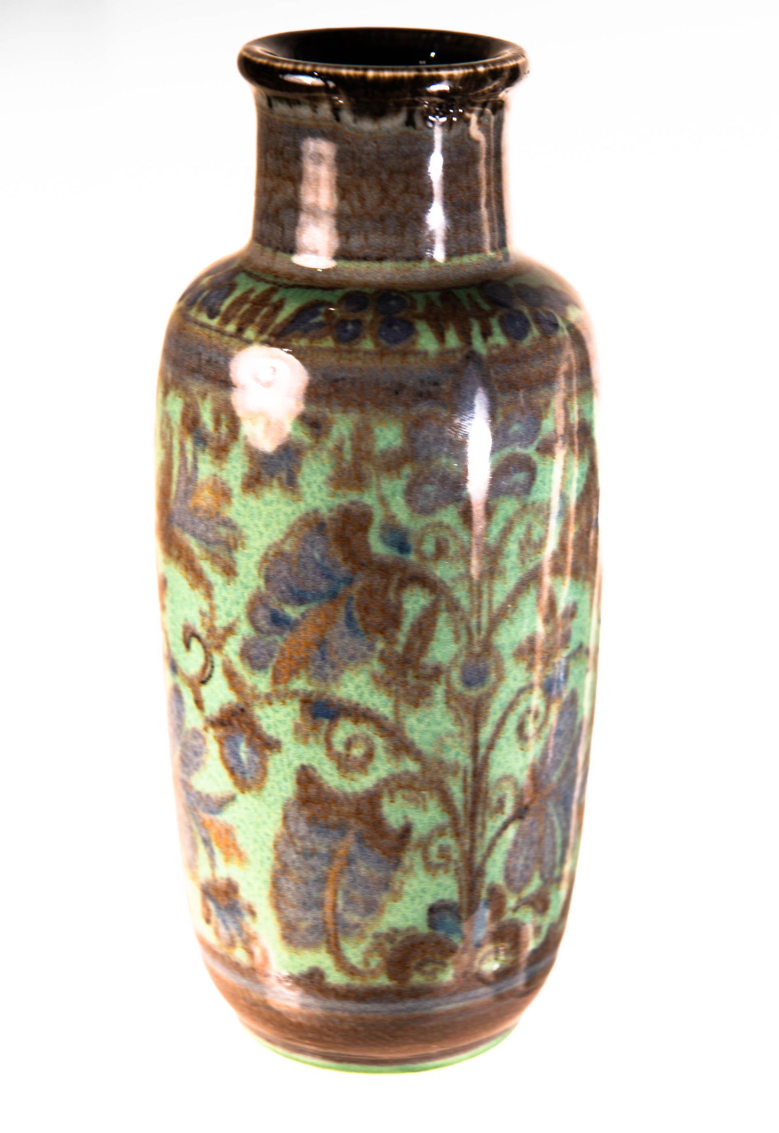 ROOKWOOD POTTERY FLORAL VELLUM VASE