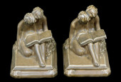 ROOKWOOD POTTERY PAIR OF BOOKE