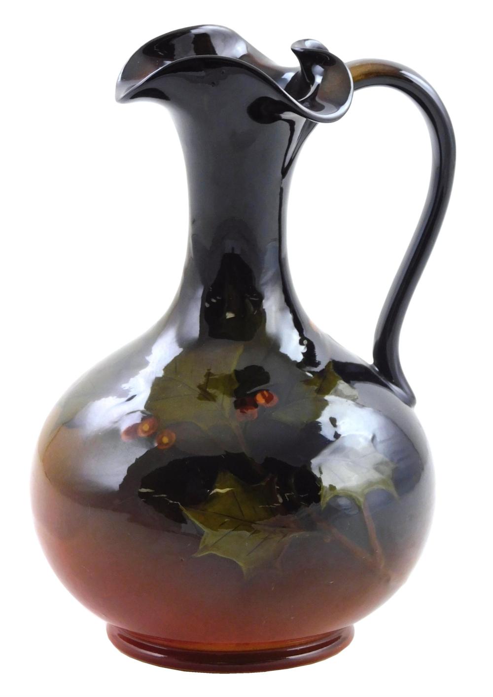 ROOKWOOD POTTERY PITCHER, DATED