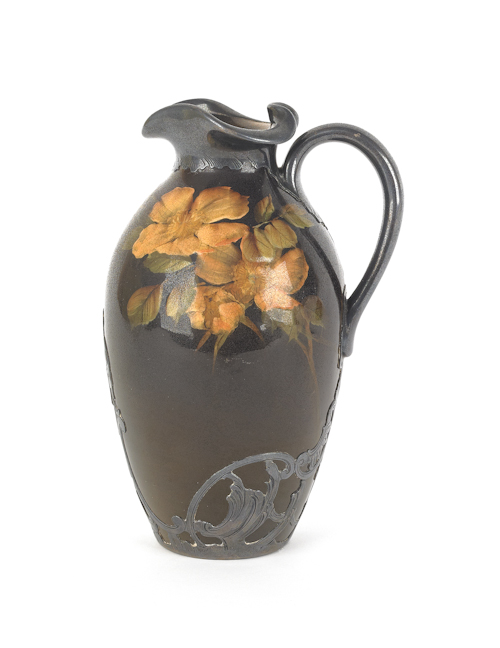 Rookwood pottery silver overlay