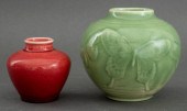 ROOKWOOD POTTERY VASES, 2, ONE