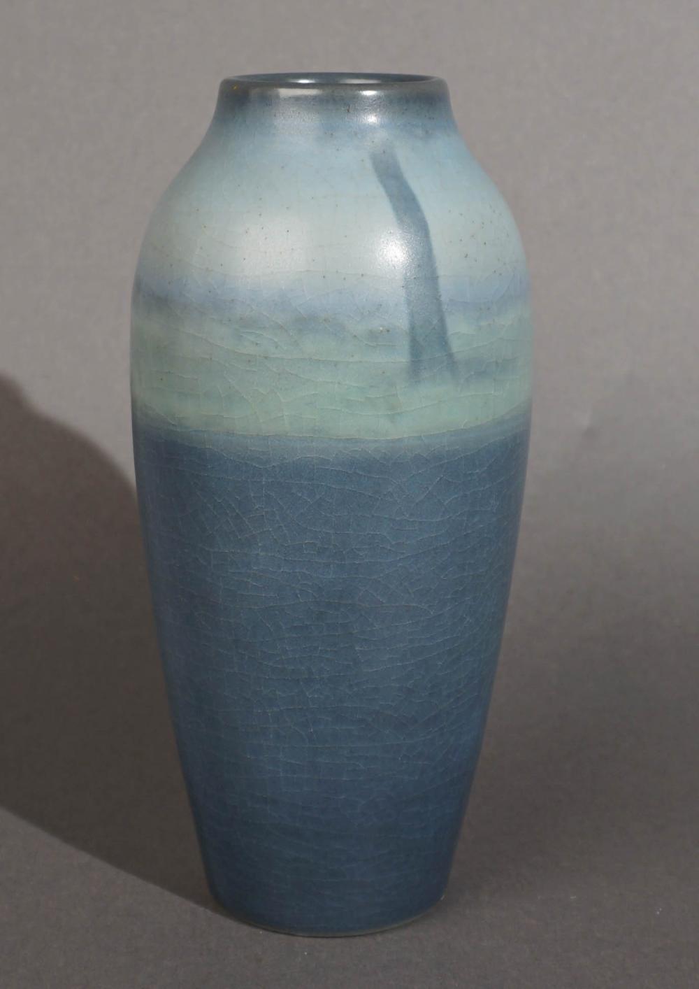 ROOKWOOD POTTERY VELLUM VASE,