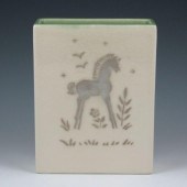 Rookwood rectangular vase from