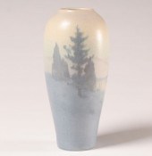 Rookwood scenic vellum art pot