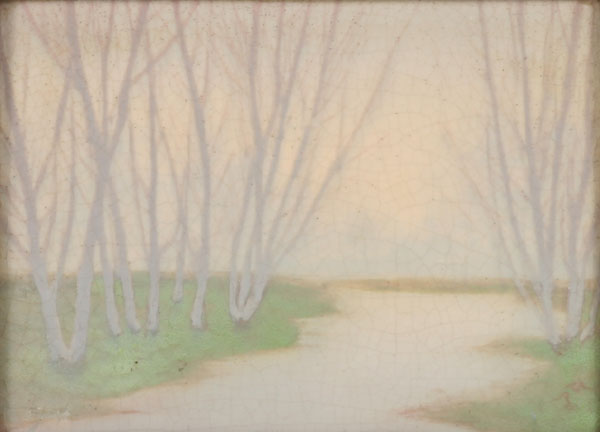 Rookwood scenic vellum plaque