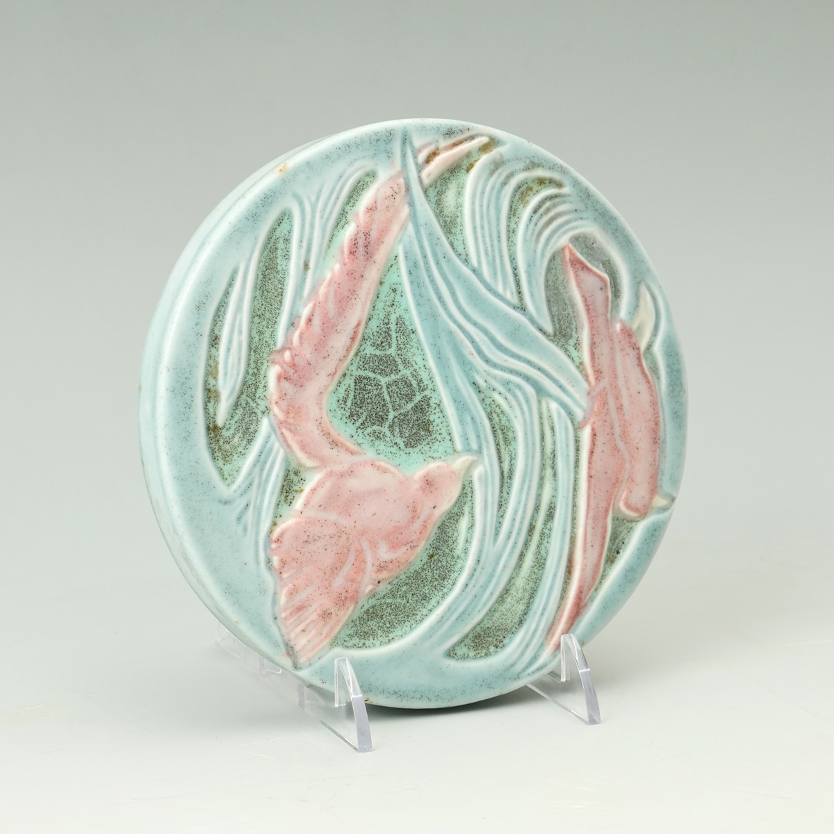 ROOKWOOD SEAGULL TRIVET TILE: Circa