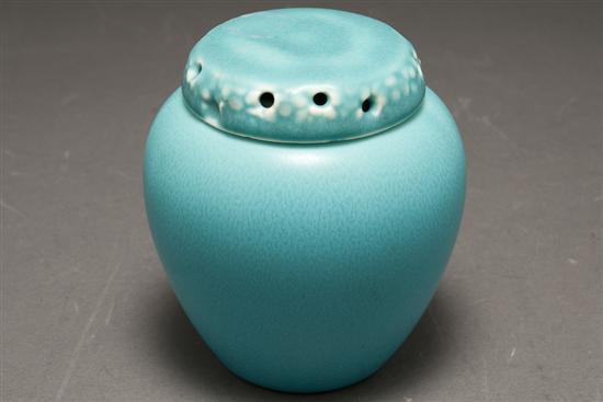 Rookwood turquoise glazed art