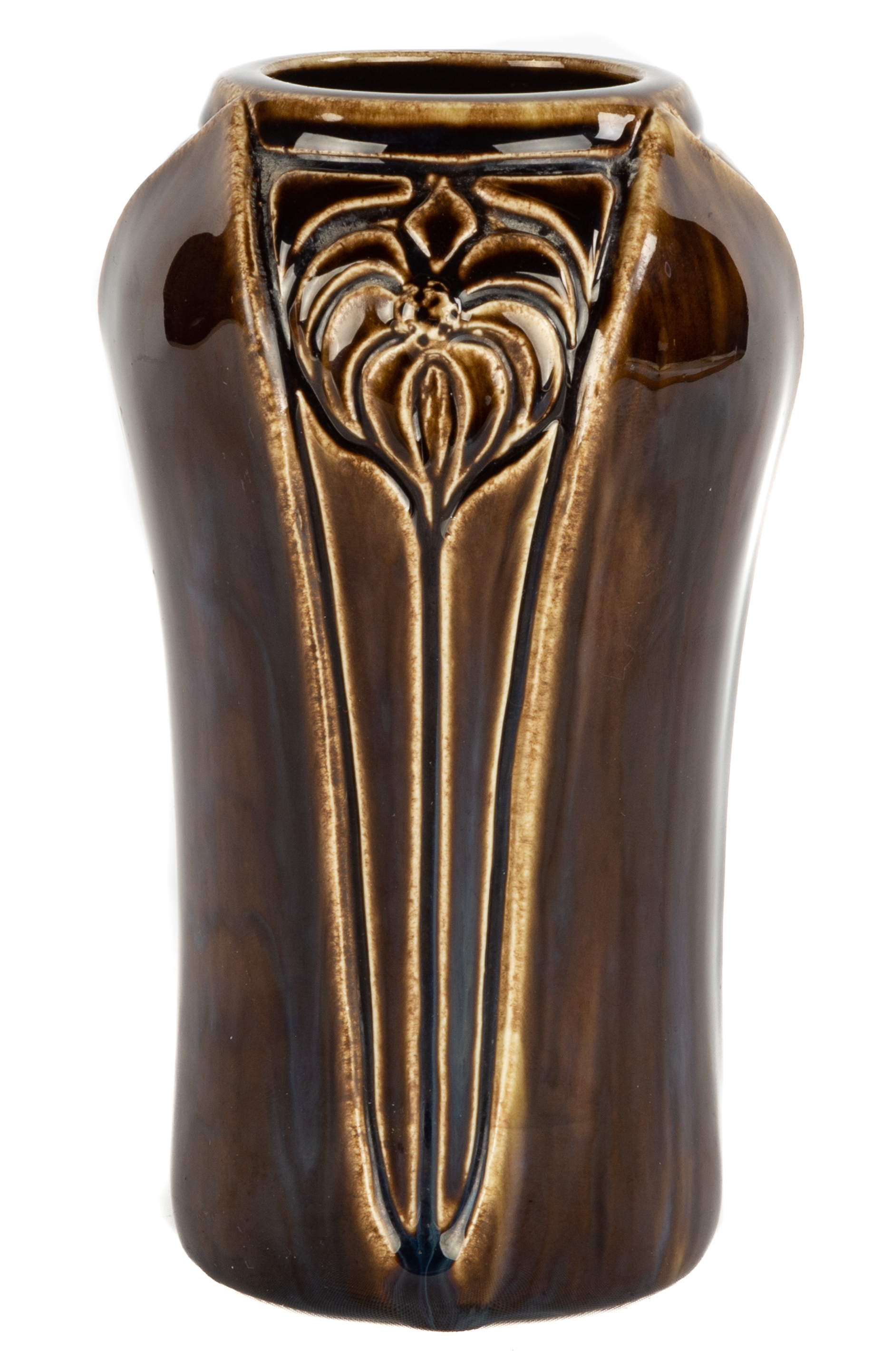 ROOKWOOD VASE circa 1920. carved