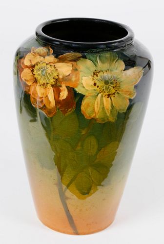 ROOKWOOD VASE DECORATED BY CARRIE