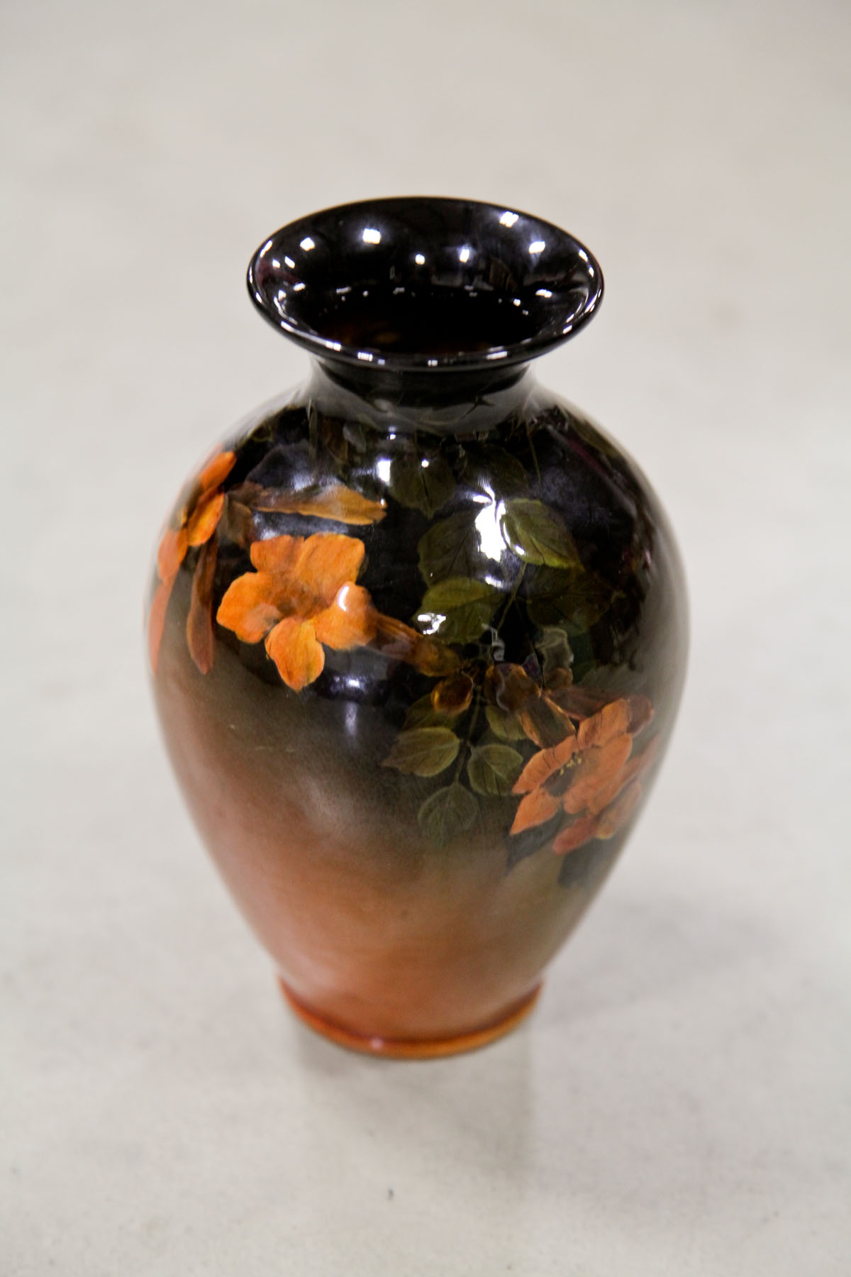 ROOKWOOD VASE.  Ohio  1897. Black