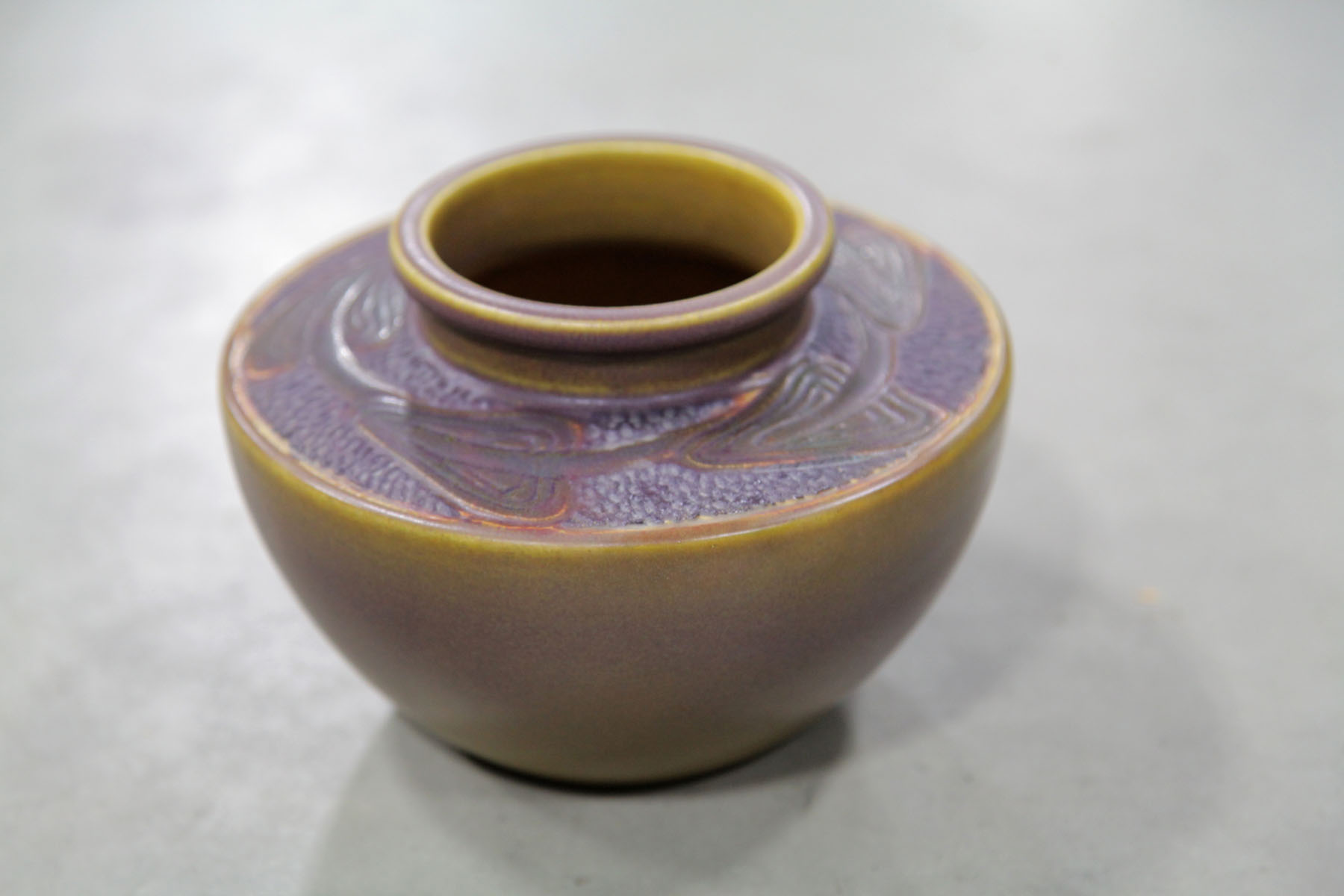 ROOKWOOD VASE.  Ohio  1913. Flat