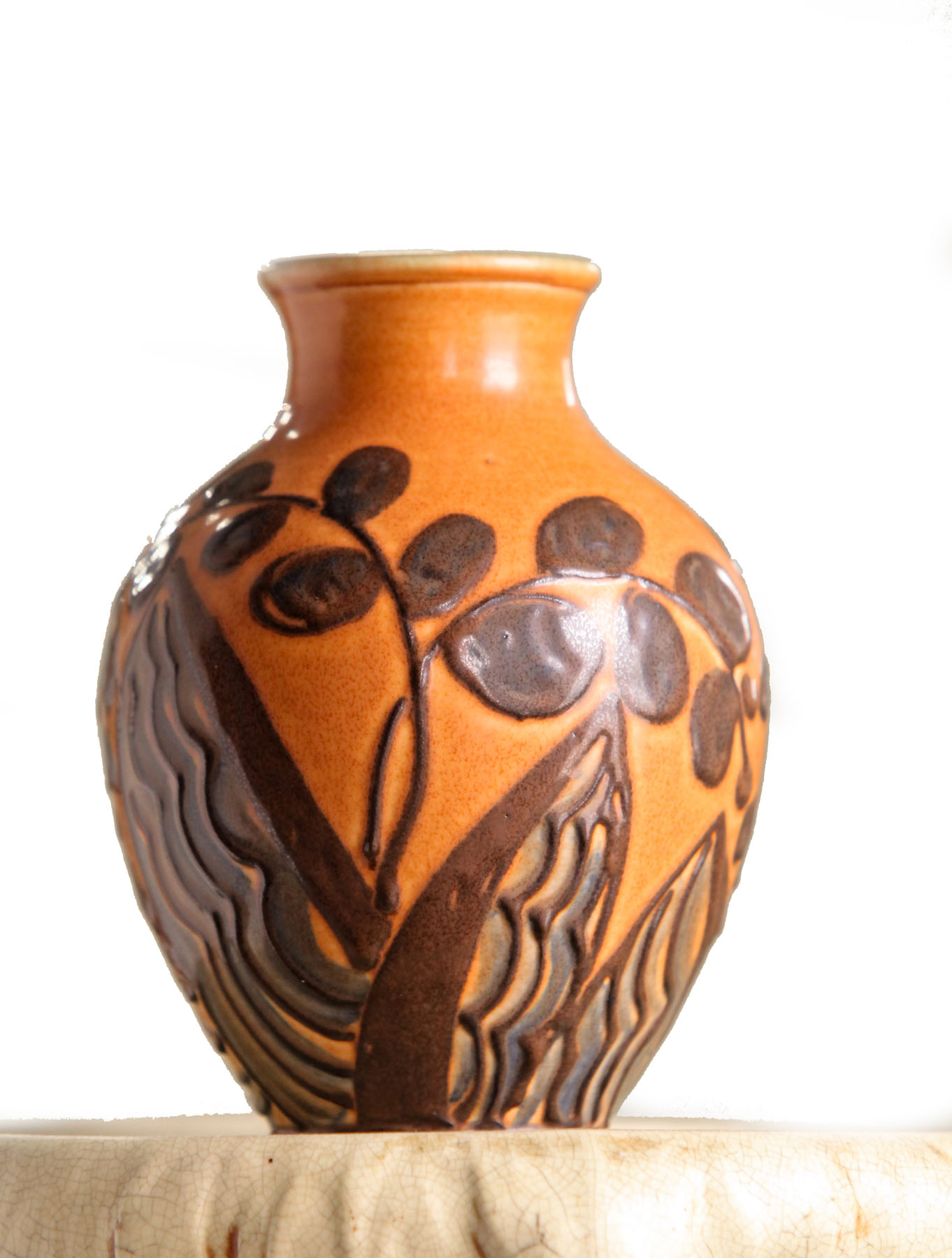 ROOKWOOD VASE.  Ohio  1929. Semi