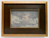 ROOKWOOD VELLUM POTTERY PLAQUE