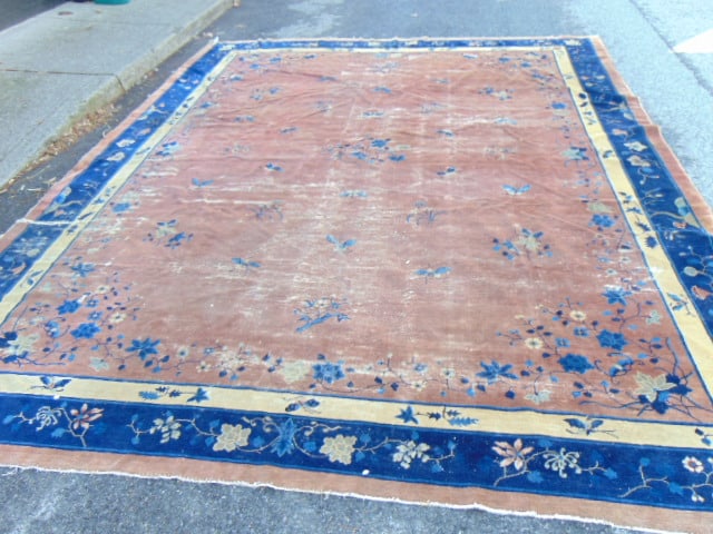 ROOM SIZE CHINESE CARPET, BROWN
