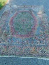 ROOM SIZE KIRMAN PASTEL CARPET