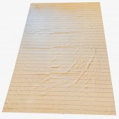 ROOM-SIZE STRIPED SISAL CARPET