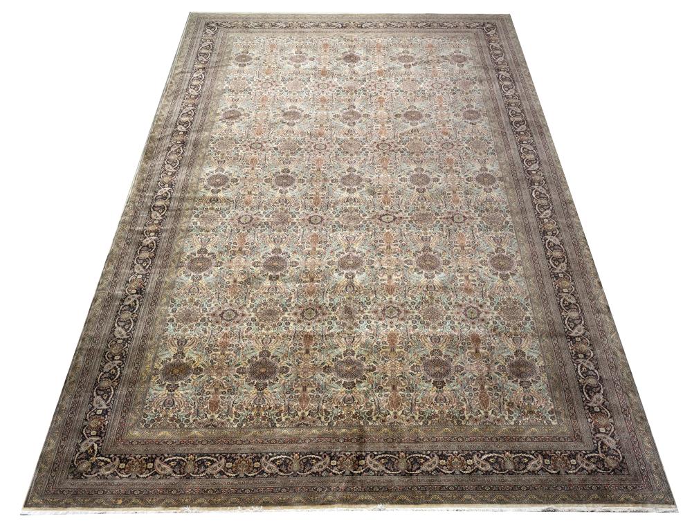 ROOM-SIZED TABRIZ CARPETwool on