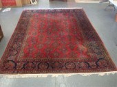 Roomsize Sarouk Carpet. Burgun