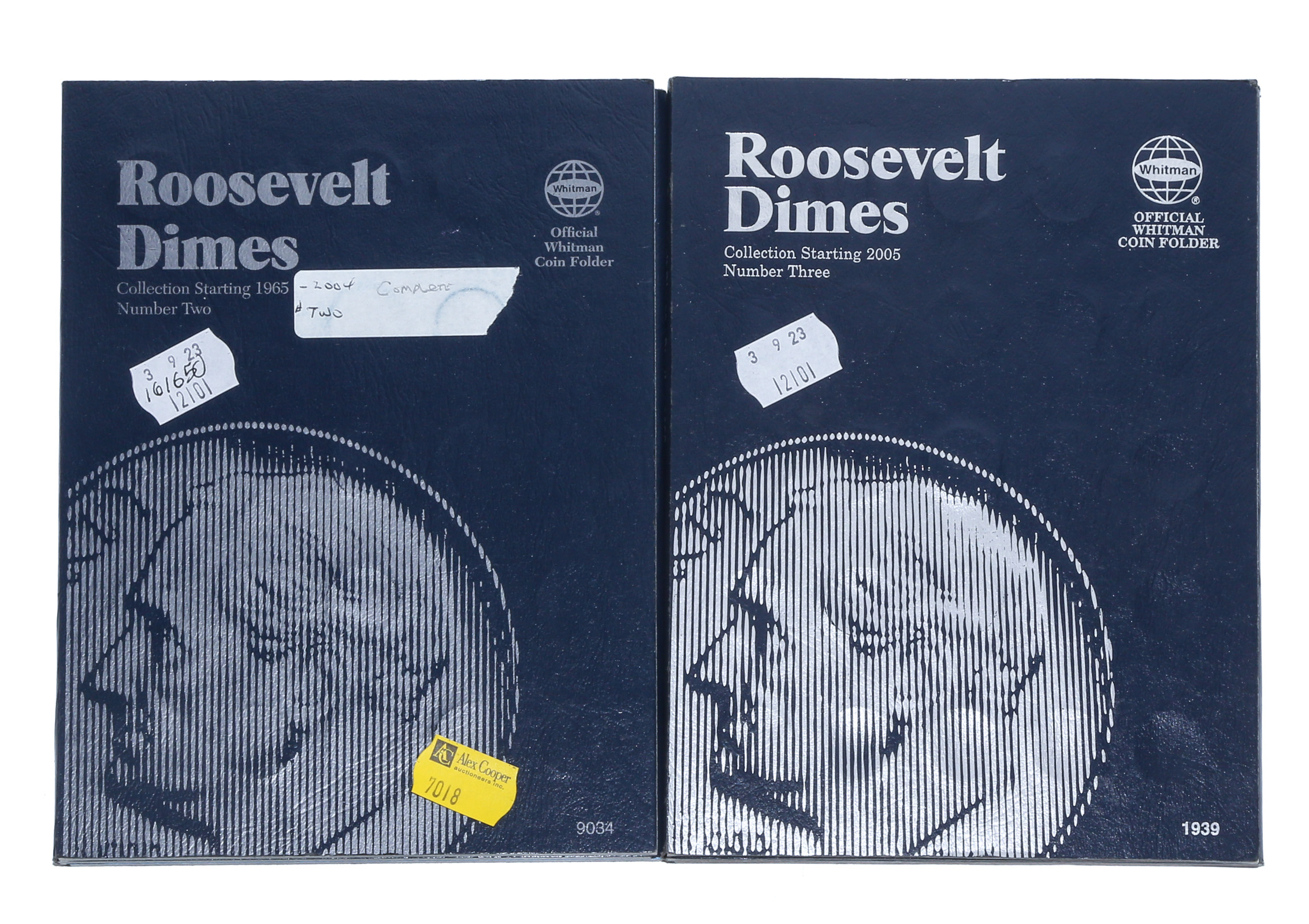 ROOSEVELT DIME FOLDERS, COMPLETE