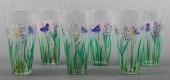 ROOST HAND PAINTED GLASSES, 6