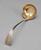 Rooster-Handle Sterling Ladle