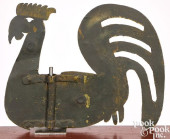 ROOSTER WEATHERVANE, 19TH C.<b