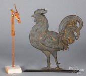 ROOSTER WEATHERVANE, CA. 1900,