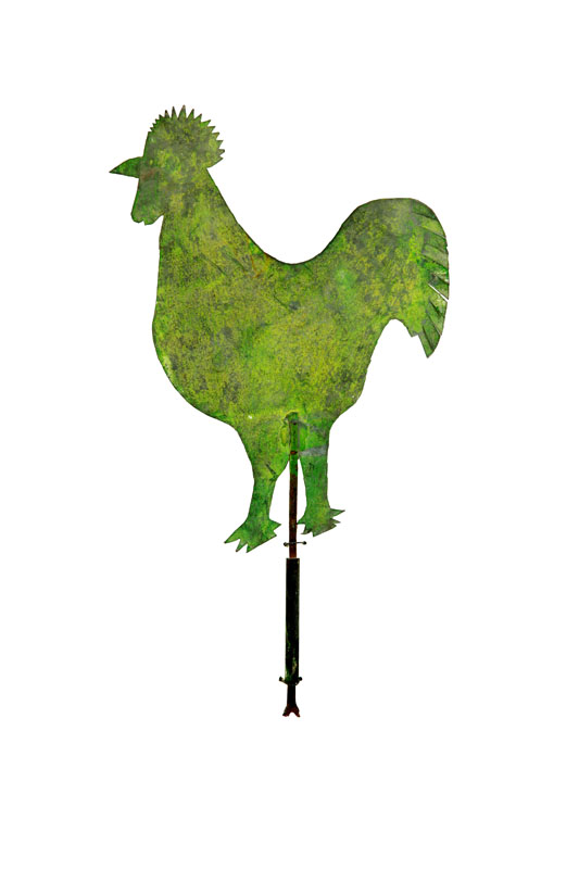 ROOSTER WEATHERVANE.  Northern