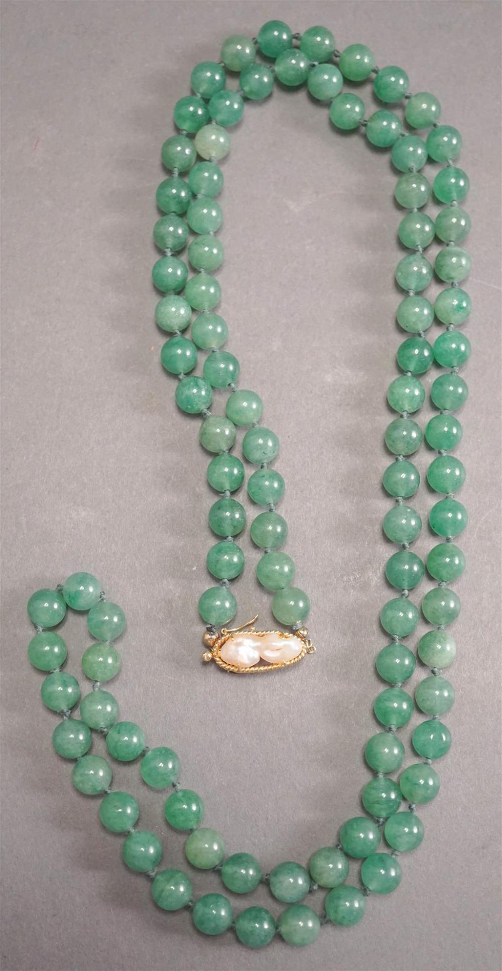 ROPE LENGTH APPLE GREEN JADEITE