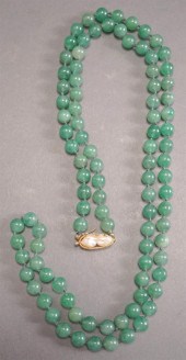 ROPE LENGTH APPLE GREEN JADEIT