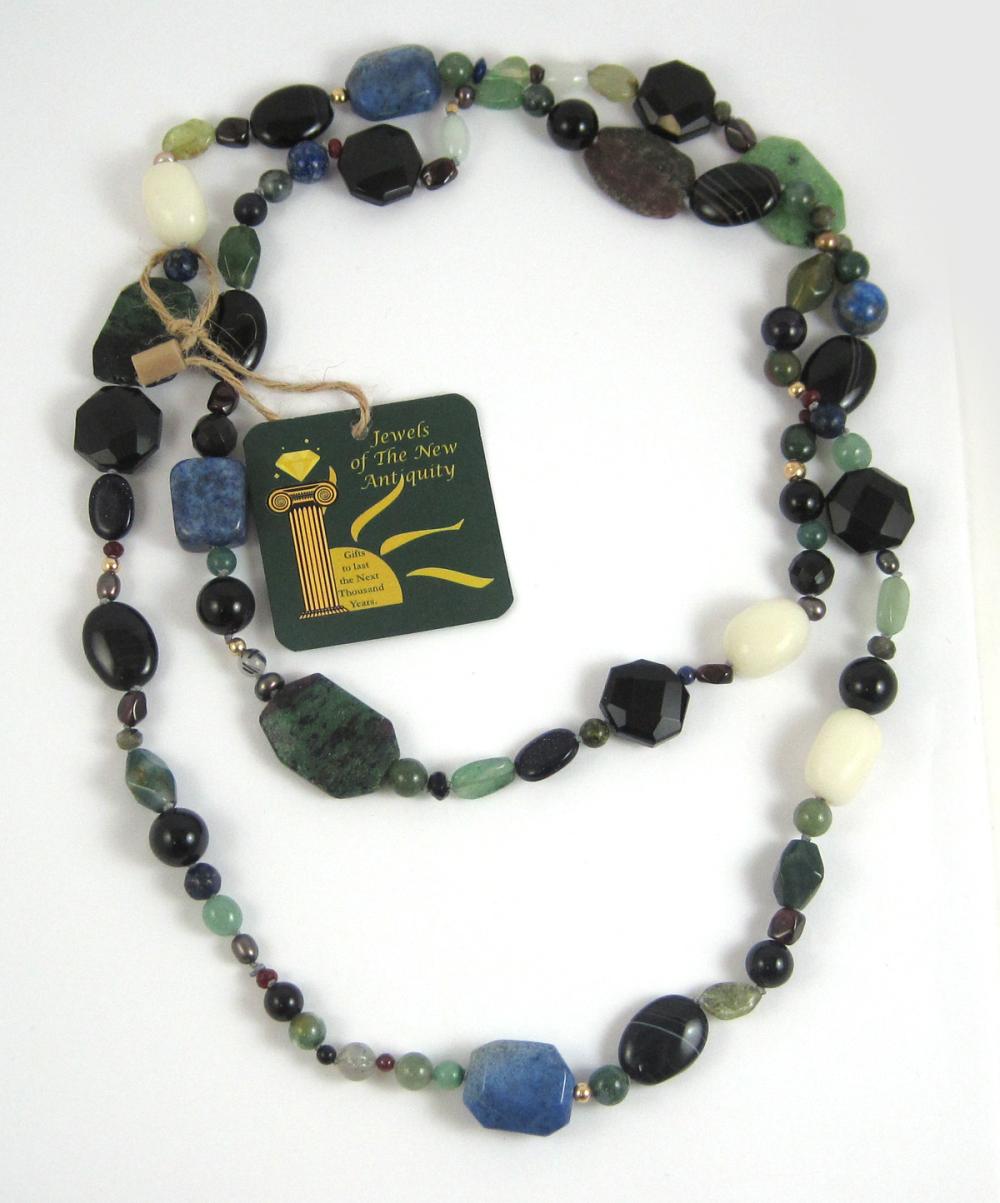 ROPE LENGTH GEMSTONE AND YELLOW