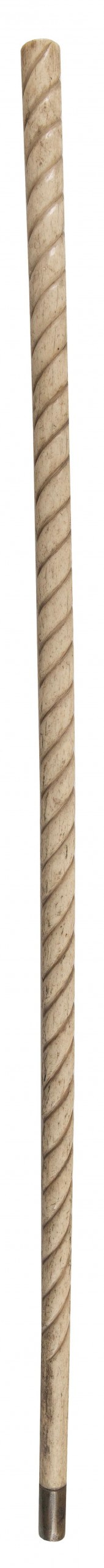 ROPE-TWIST CARVED WHALEBONE CA