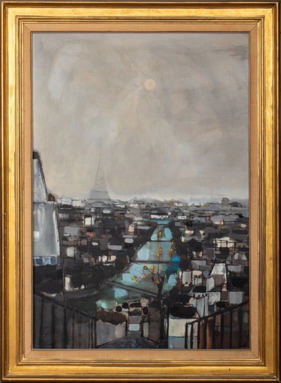 RORSALO SIGNED 'PARISIAN CITYSCAPE'