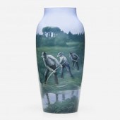 Rörstrand. Floor vase with gle