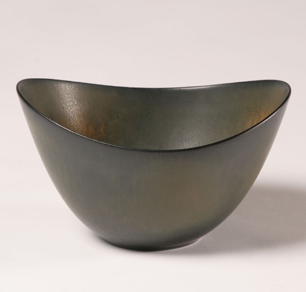 Rorstrand ovoid ceramic bowl,