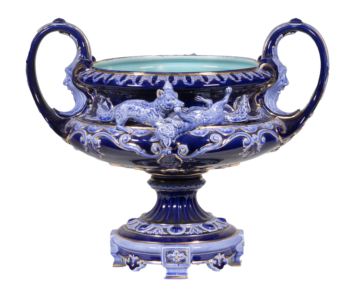 RORSTRAND SWEDEN MAJOLICA URN Large
